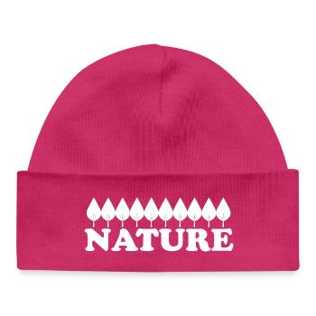 NATURE - Baby Organic Mütze - hot Pink - Vorne
