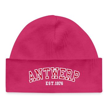 Antwerpen gegründet 1976 - Baby Organic Mütze - hot Pink - Vorne