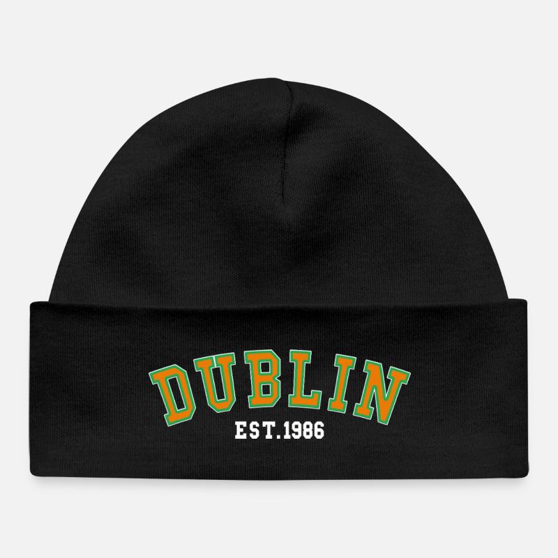 Dublin Est. 1986 - Baby Organic Beanie - black