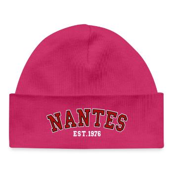 Nantes Est. 1976 - Baby Organic Beanie - hot pink - Front