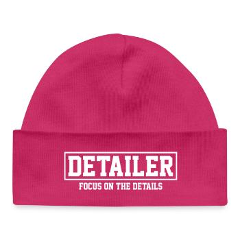 Detailer Auto Detailer Auto Detailing - Bonnet bébé bio - hot pink - Devant
