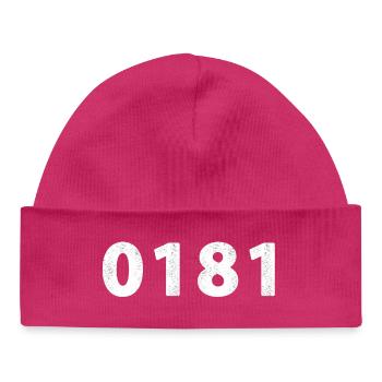 0181 Brielle Hellevoetsluis Oostvoorne Heenvliet - Bonnet bébé bio - hot pink - Devant