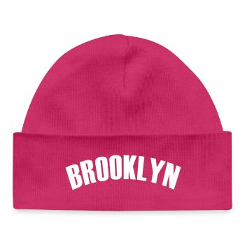 Brooklyn Shirt - Baby Organic Beanie - hot pink - Front