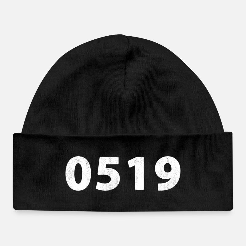 0519 Leeuwarden Dokkum Birdaard Aalsum Moddergat - Bonnet bébé bio - noir