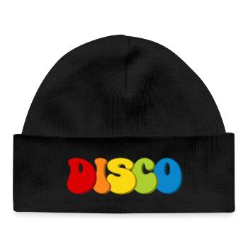Disco - Baby Organic Beanie - black - Front