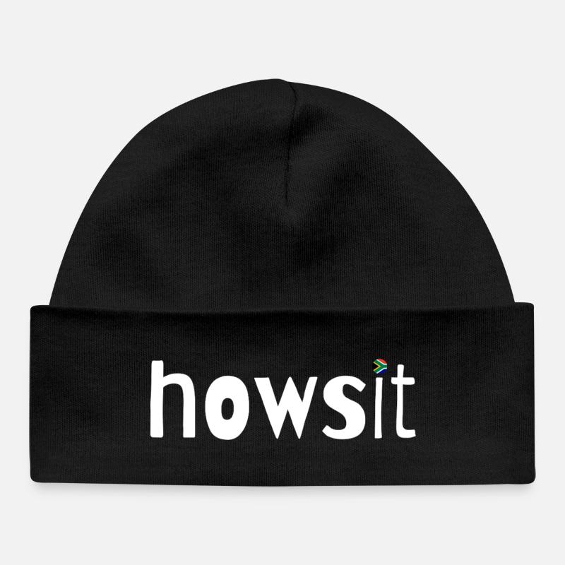 howsit - Baby Organic Beanie - black