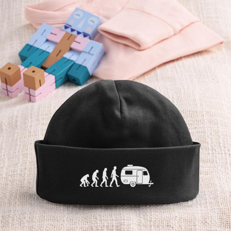 Wohnwagen Evolution Camper Camping Baby Organic Mütze
