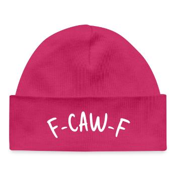 F-Caw-F  - Baby Organic Mütze - hot Pink - Vorne