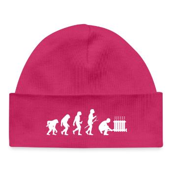 Heating engineer, plant mechanic, sanitation, heating and air-conditioning trade - Baby Organic Beanie - hot pink - Front