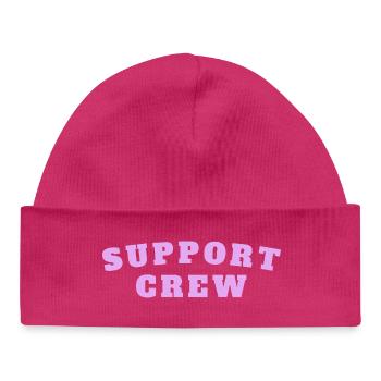 Support Crew - Baby Organic Mütze - hot Pink - Vorne