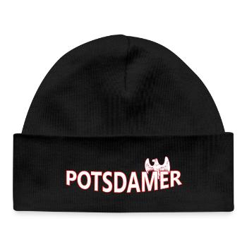 POTSDAMer - Bonnet bébé bio - noir - Devant