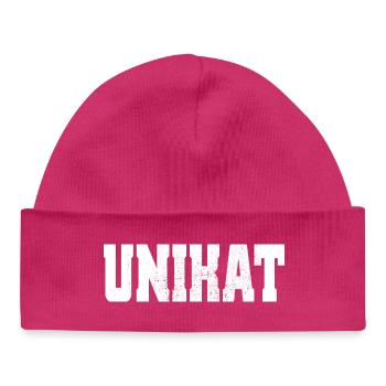 Unique Unique Individuel Valeur de soi unique - Bonnet bébé bio - hot pink - Devant