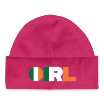 Irlande - Bonnet bébé bio - hot pink - Devant