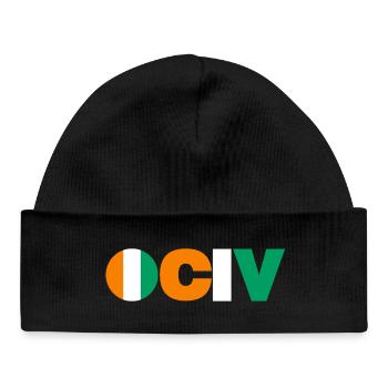 Ivory Coast - Baby Organic Beanie - black - Front