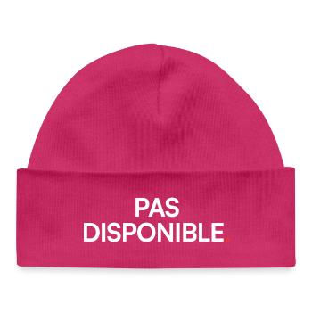 Not available humor modern attitude - Baby Organic Beanie - hot pink - Front