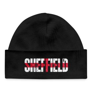 Sheffield, England - Baby Organic Beanie - black - Front