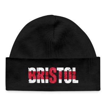 Bristol, Angleterre - Bonnet bébé bio - noir - Devant