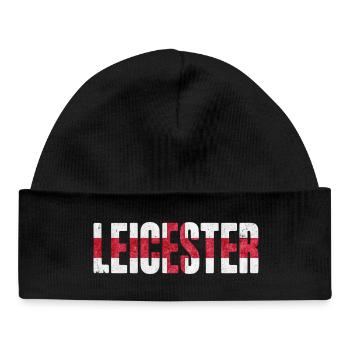 Leicester, Angleterre - Bonnet bébé bio - noir - Devant