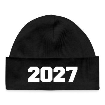 2027 - Baby Organic Mütze - Schwarz - Vorne