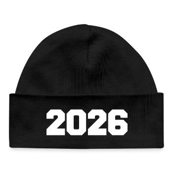 2026 - Baby Organic Mütze - Schwarz - Vorne