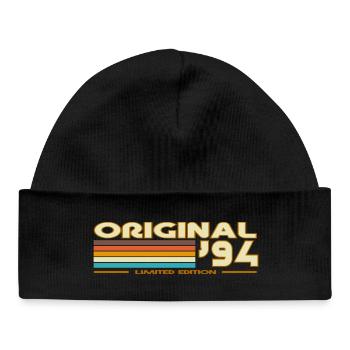 1994 - Baby Organic Beanie - black - Front