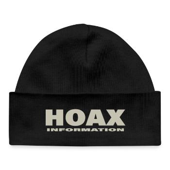 HOAX - Baby Organic Beanie - black - Front
