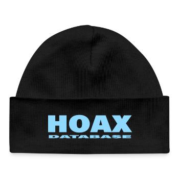 HOAX - Baby Organic Beanie - black - Front