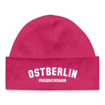 FRIEDRICHSHAIN Berlin - Baby Organic Beanie - hot pink - Front