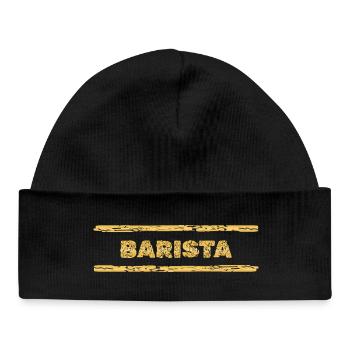 Barista - Bonnet bébé bio - noir - Devant