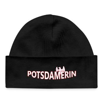 Potsdamer - Bonnet bébé bio - noir - Devant