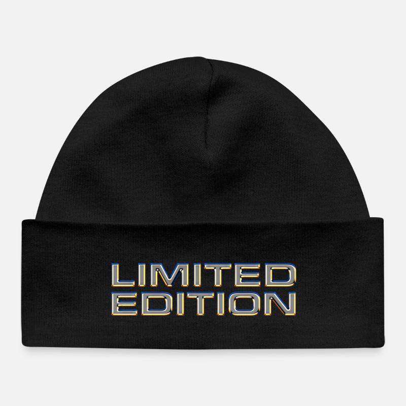 Édition limitée - Bonnet bébé bio - noir