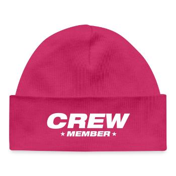 Crew Mitglied - Baby Organic Mütze - hot Pink - Vorne