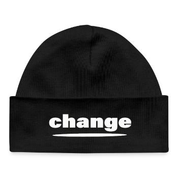 CHANGE - Baby Organic Mütze - Schwarz - Vorne