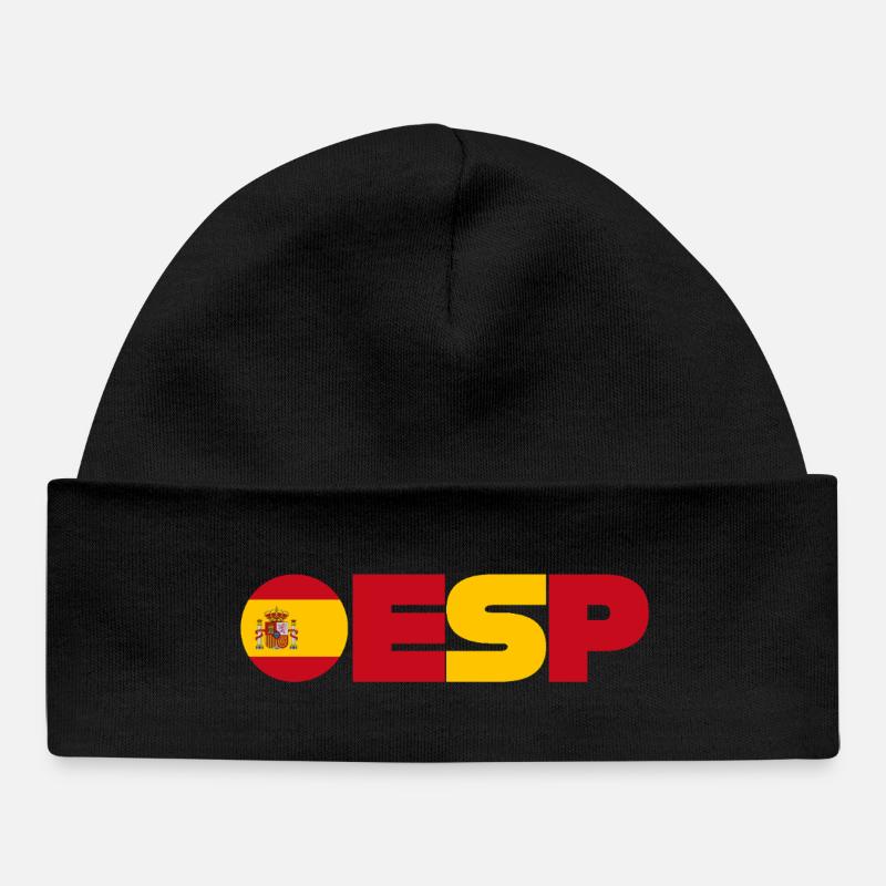 Spain - Baby Organic Beanie - black