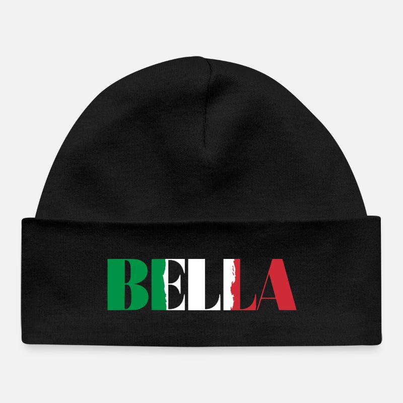 Bella Italia - Bonnet bébé bio - noir