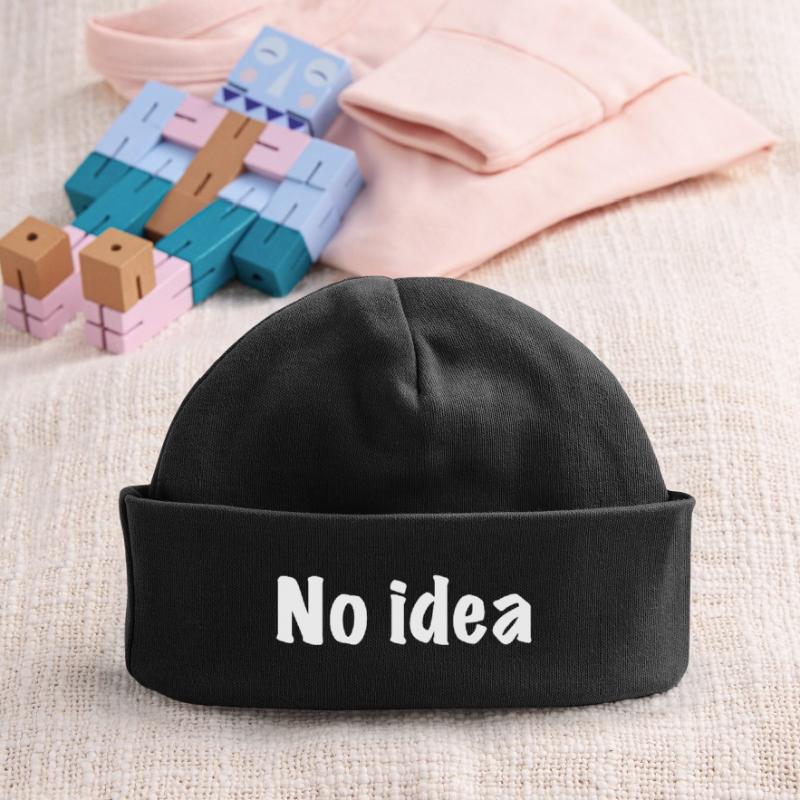 No idea, no idea, no plan, what do I know... Baby Organic Beanie