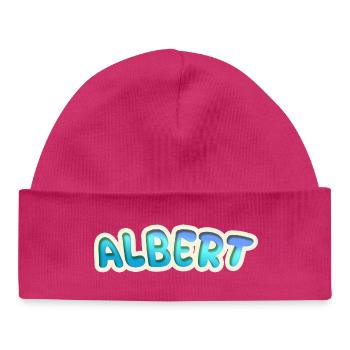 Albert als Beruf - Baby Organic Mütze - hot Pink - Vorne