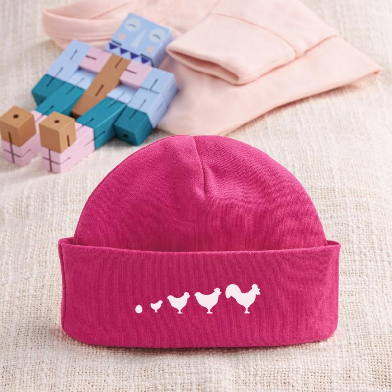 Evolution Bauer Huhn Hahn lustig Baby Organic Mütze