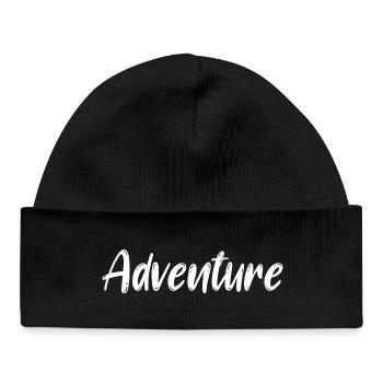 Adventure Adventurer Experience - Baby Organic Beanie - black - Front