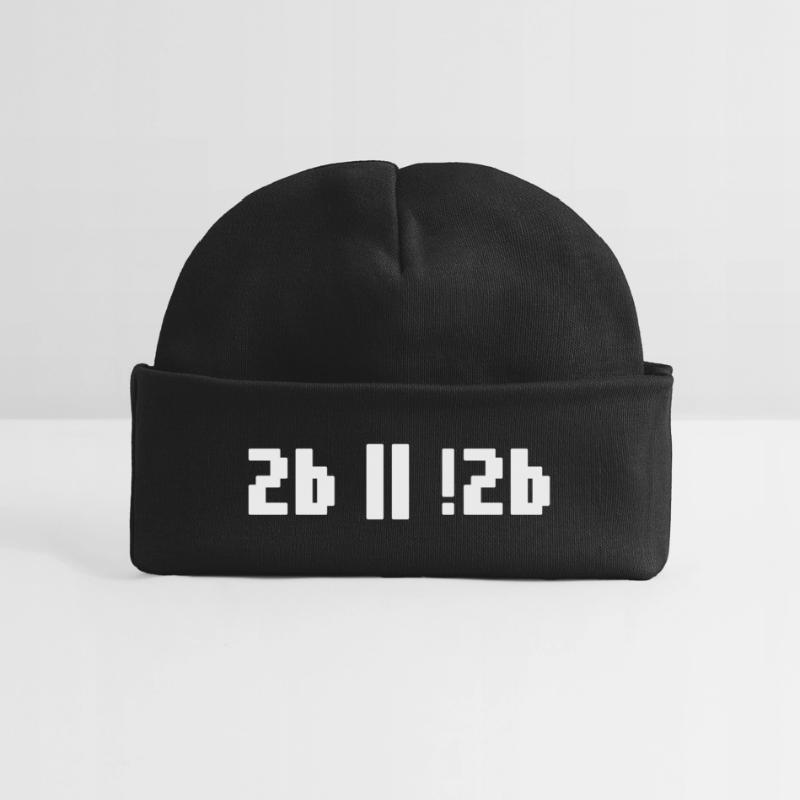 2b or not 2b – Shakespeare Hamlet Programmer Baby Organic Beanie