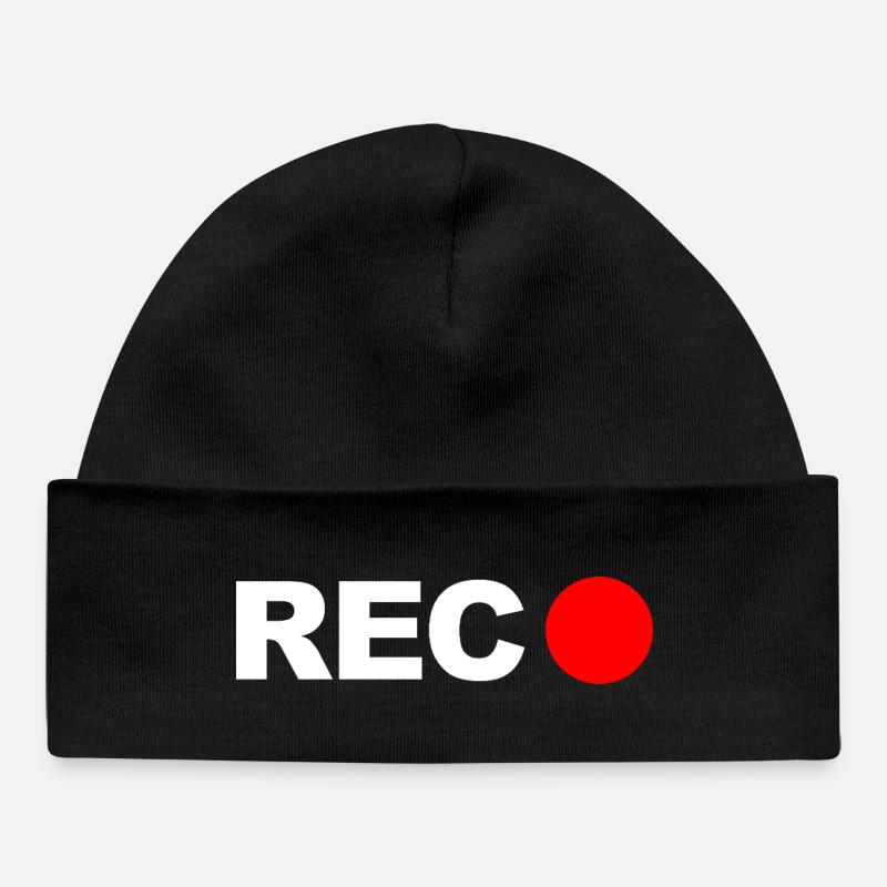 Rec - Bonnet bébé bio - noir