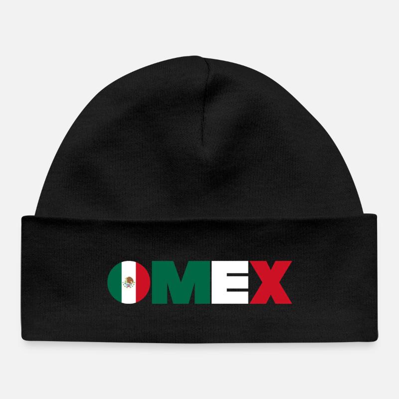MÉXICO - Baby Organic Mütze - Schwarz