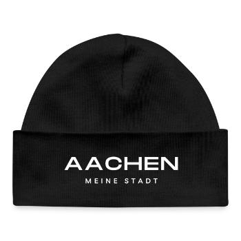 Aachen - Baby Organic Mütze - Schwarz - Vorne