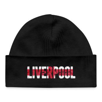 Liverpool, Angleterre - Bonnet bébé bio - noir - Devant