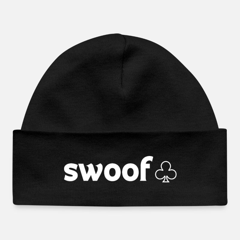 Unfortunately, the design image is missing - Baby Organic Beanie - black