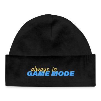 TOUJOURS EN MODE JEU - Bonnet bébé bio - noir - Devant