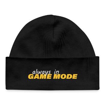 TOUJOURS EN MODE JEU - Bonnet bébé bio - noir - Devant