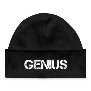 GENIUS - Baby Organic Beanie - black - Front