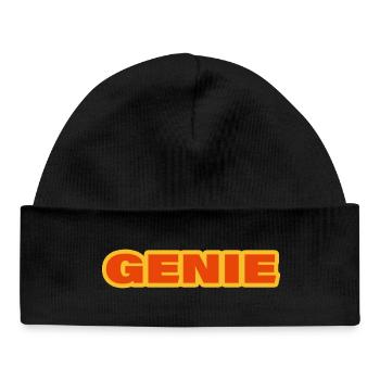 GENIUS - Baby Organic Beanie - black - Front