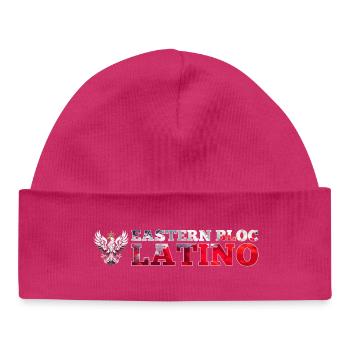 Eastern Bloc Latino Pole Poland White Eagle Gift - Baby Organic Beanie - hot pink - Front